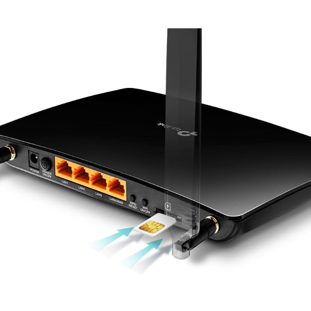TP-Link Archer MR200 Router 4G LTE AC750 Doble Banda Negro TP-Link Archer MR200 Router 4G LTE AC750 Doble Banda Negro
